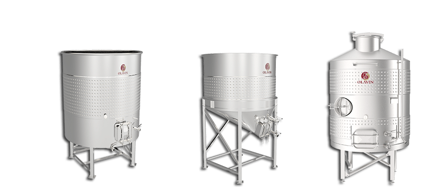 wine fermentation tanks
