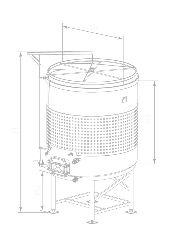 Variable Capacity Conical Bottom Tank